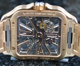Thumbnail von Cartier Santos De Cartier Skeleton Rosé - Good Condition - First Invoice - Fullset - 2023