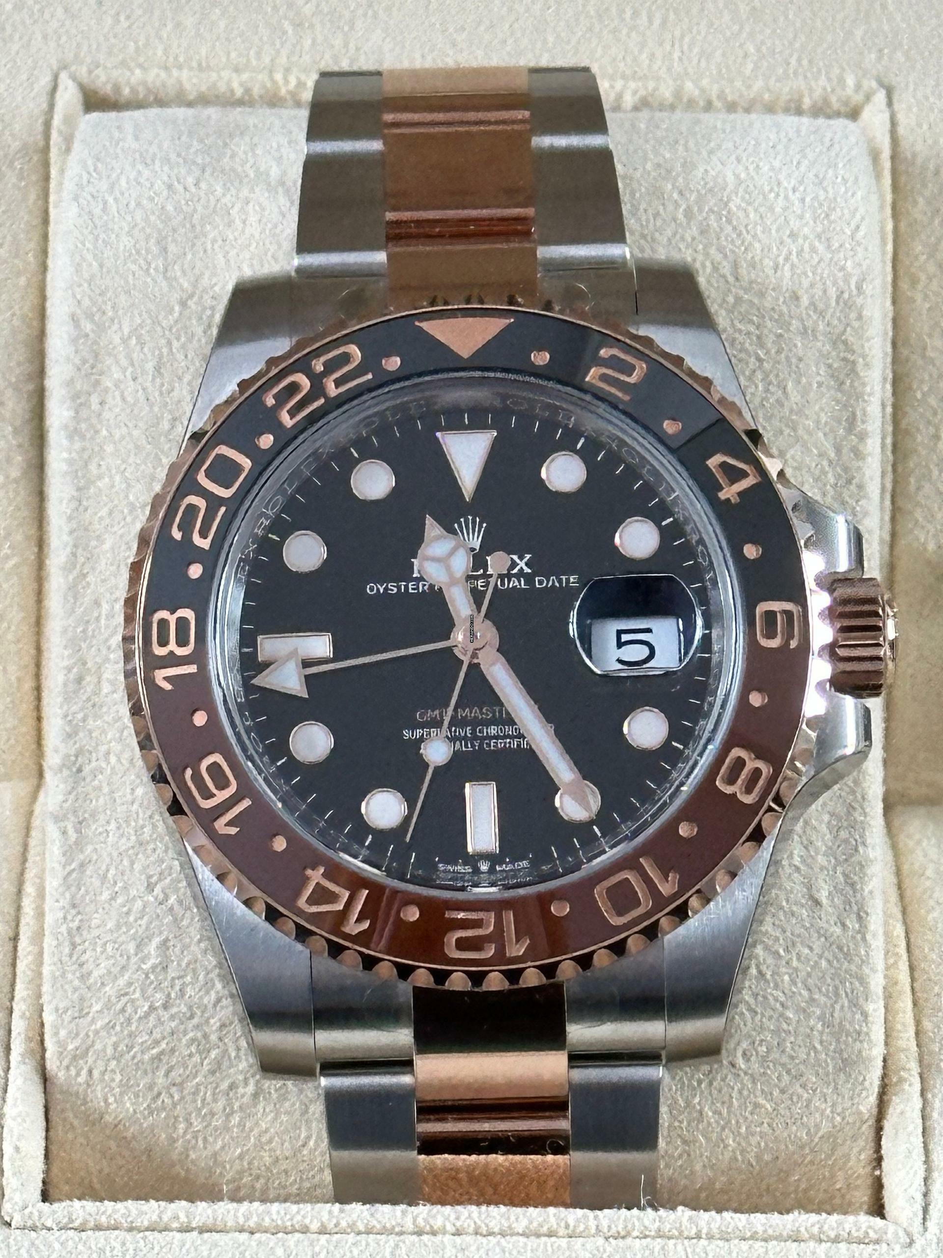 Thumbnail von Rolex GMT-Master II Rootbeer Full-Set inkl. Folien