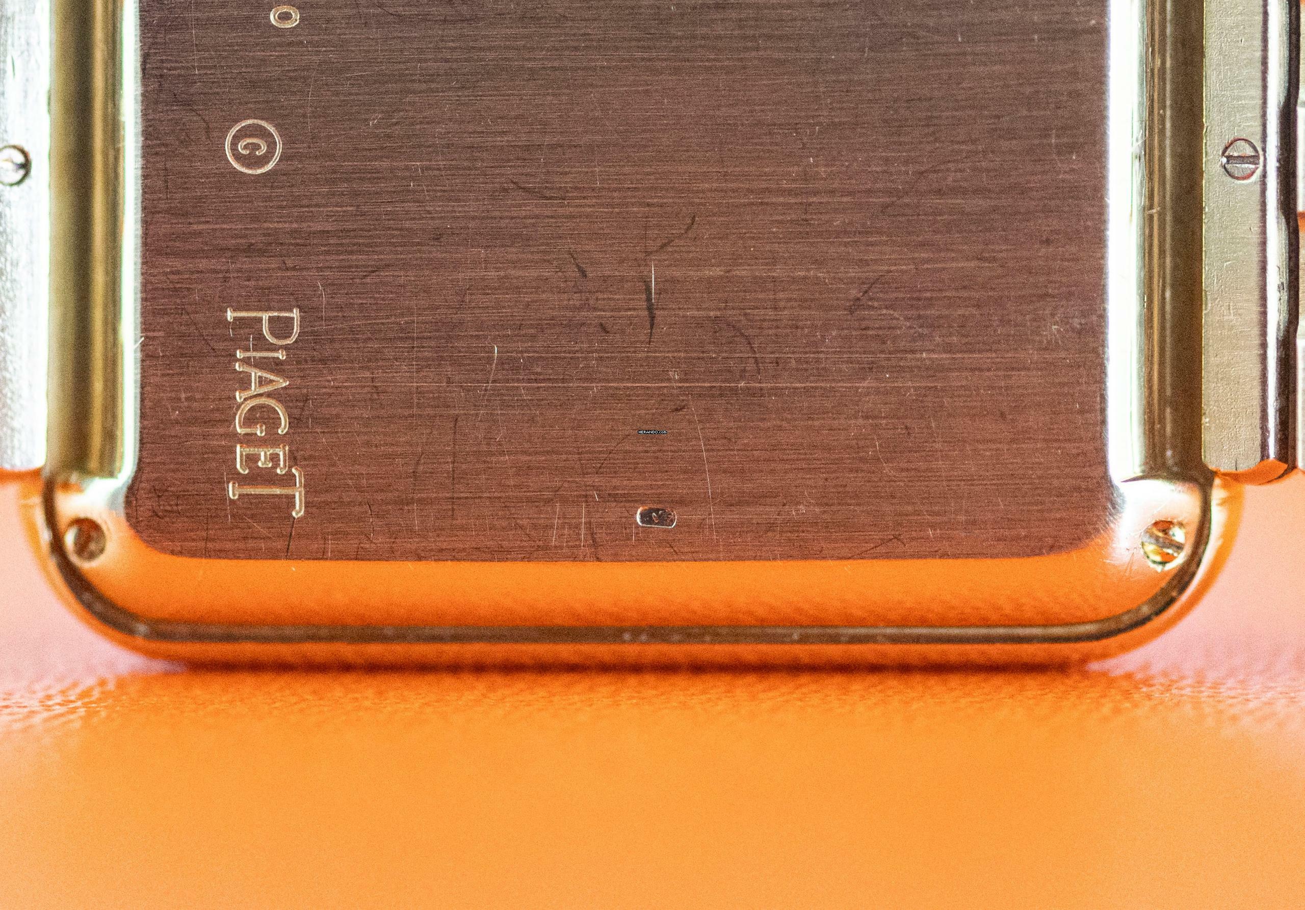 Thumbnail von Piaget extremely rare Beta 21 | 14101 C 10 | Hawk Eye Dial | orig. Gold bracelet