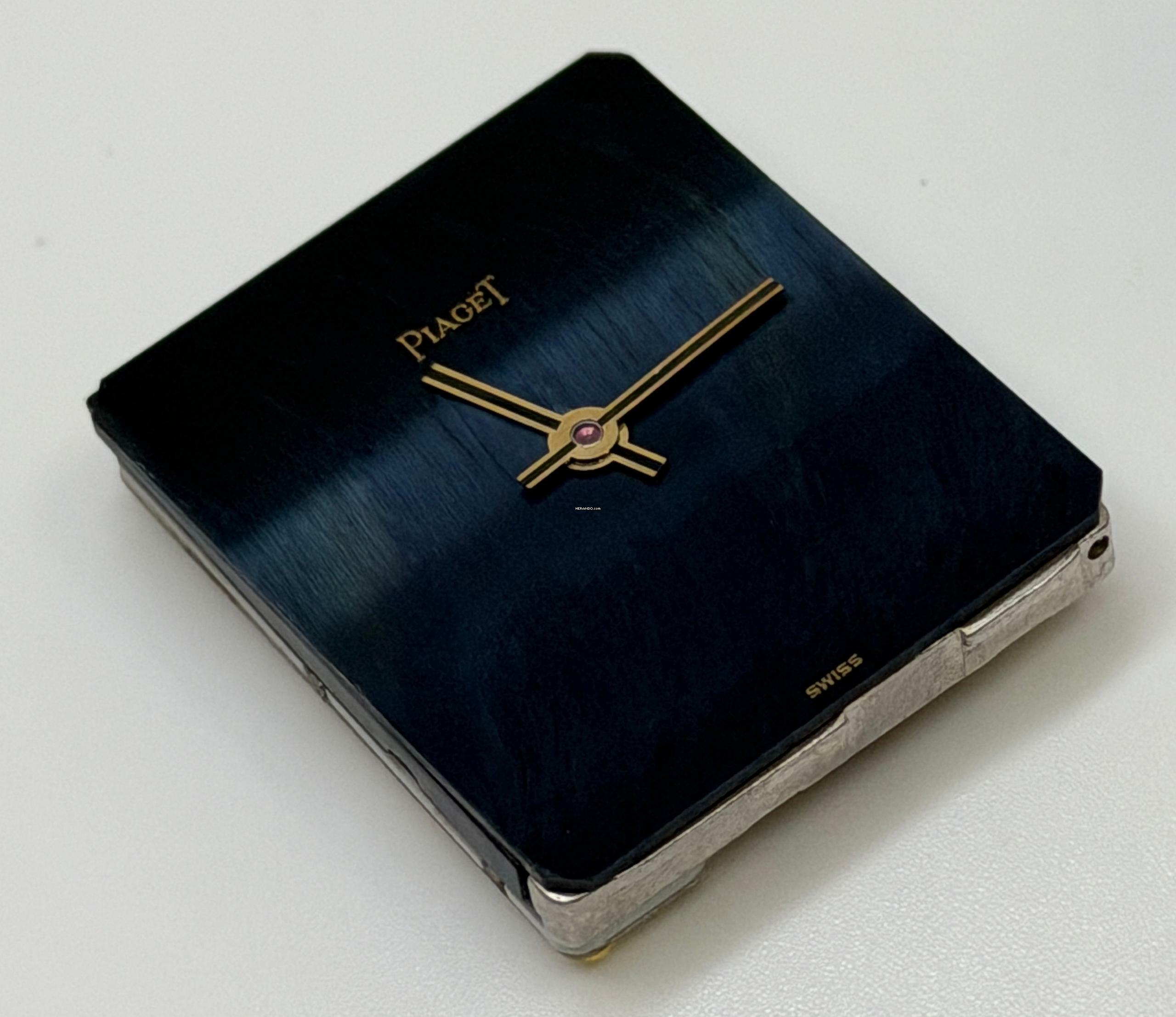 Thumbnail von Piaget extremely rare Beta 21 | 14101 C 10 | Hawk Eye Dial | orig. Gold bracelet