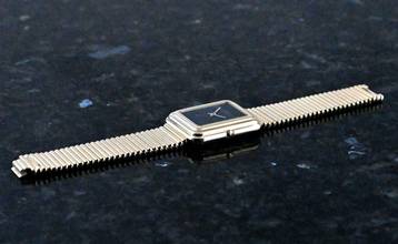 Thumbnail von Piaget extremely rare Beta 21 | 14101 C 10 | Hawk Eye Dial | orig. Gold bracelet