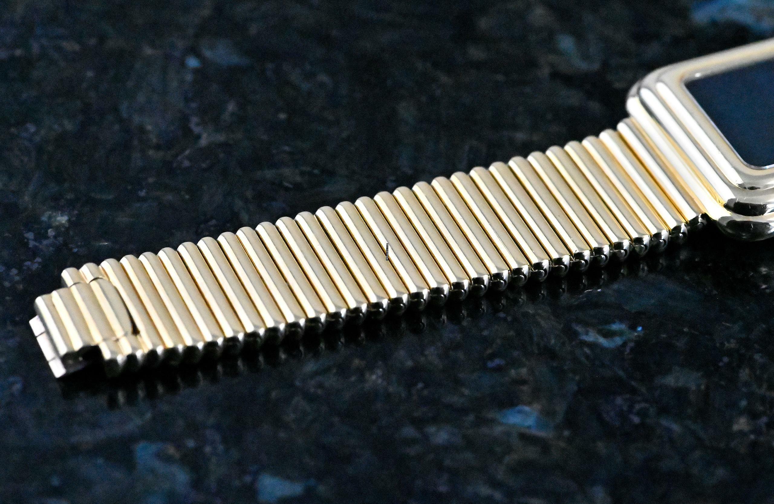 Thumbnail von Piaget extremely rare Beta 21 | 14101 C 10 | Hawk Eye Dial | orig. Gold bracelet