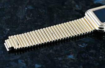 Thumbnail von Piaget extremely rare Beta 21 | 14101 C 10 | Hawk Eye Dial | orig. Gold bracelet