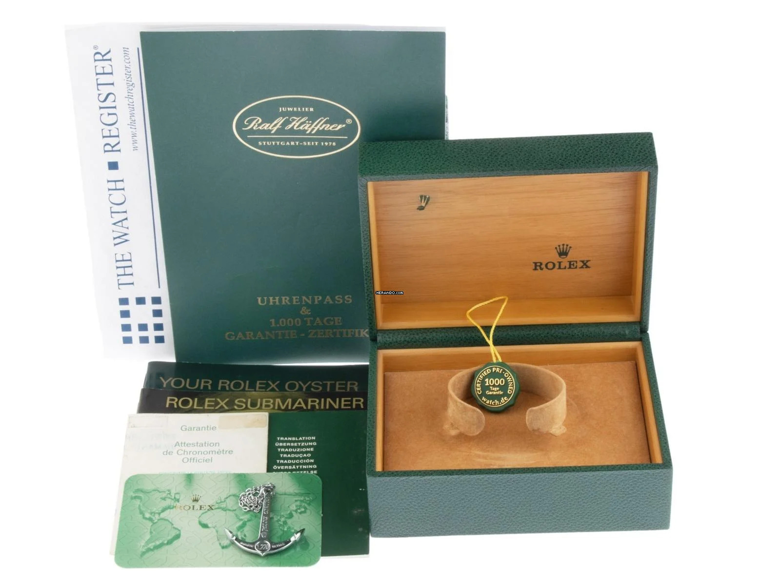  Rolex Submariner Date Kermit Ref.16610LV 2004 Full Set wie Neu Vintage 