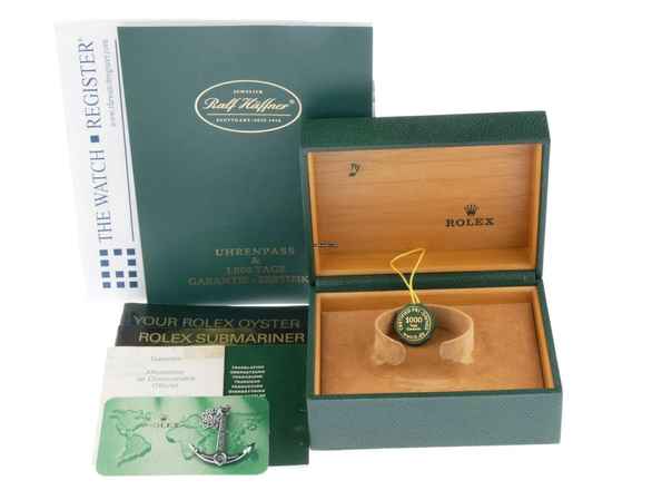  Rolex Submariner Date Kermit Ref.16610LV 2004 Full Set wie Neu Vintage 