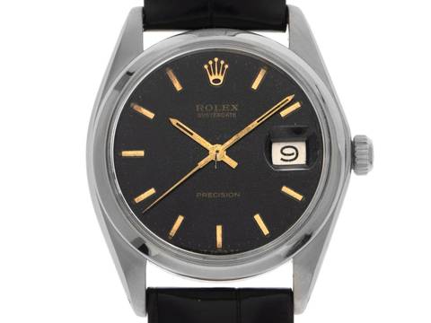  Rolex Oysterdate Precision open 6/9 Ref.6694 1971 original Box sehr gut Vintage 