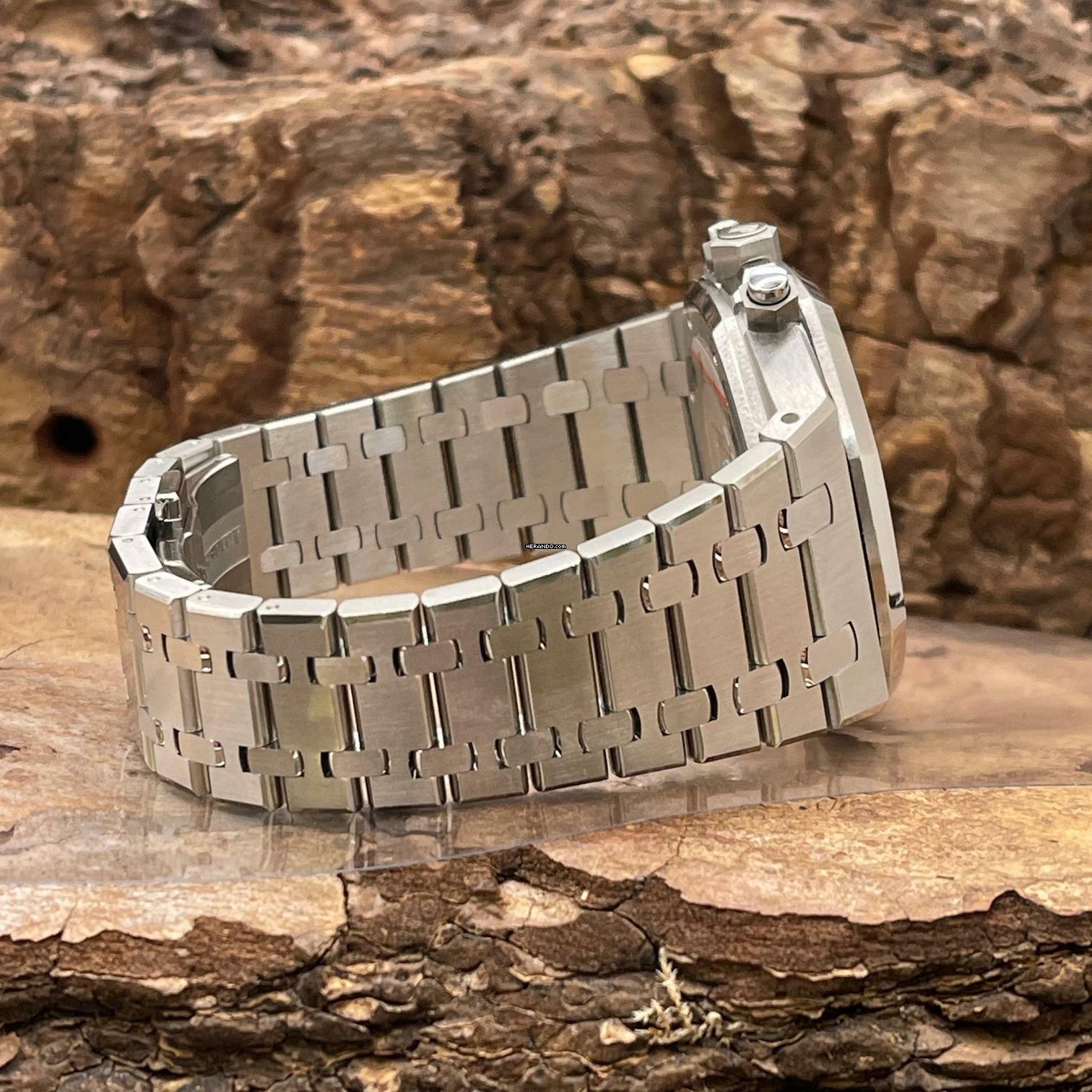 Thumbnail von Audemars Piguet Royal Oak Chronograph Full-Set 2021 - Ref: 26331ST.OO.1220ST.01