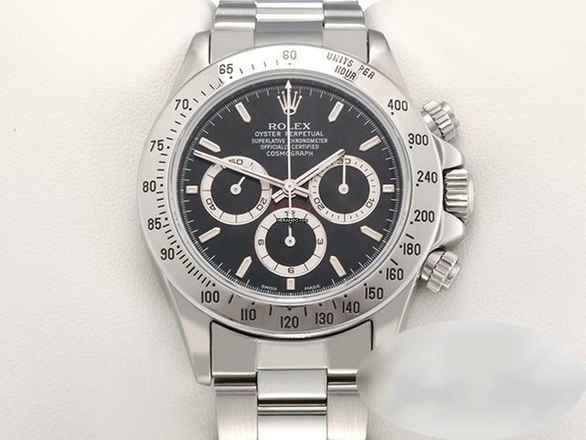  Rolex Daytona 16520 Zenith Edelstahl 1993 Chronograph Automatik Stahl Chrono Stainless Steel Oyster-band Chronometer Black Dial 