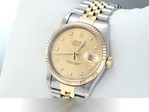 Thumbnail von Rolex Datejust 36 36mm 16233 Edelstahl Gelbgold 750 Automatik Stainless Steel 18kt Yellow Gold Jubilé-band Chronometer Oyster