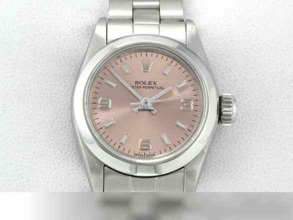  Rolex Oyster Perpetual 26 Lady Oyster Perpetual 26mm 2003 Edelstahl Automatik Stahl Damenuhr Stainless Steel Oyster-band 