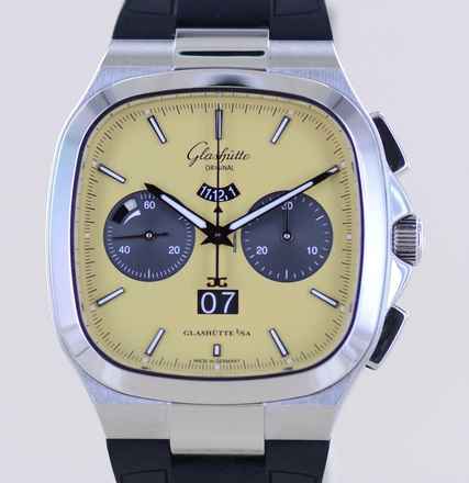  Glashütte Original Senator Seventies Chronograph 40mm Golden Bay Limited rar B+P 