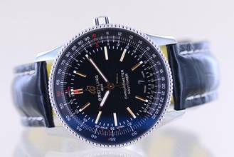 Thumbnail von Breitling Navitimer Automatic 41 Black Date Chronometer Faltschließe Top B+P