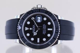 Thumbnail von Rolex Yacht-Master 42 Weißgold 18K Oysterflex black Dial 3235 B+P