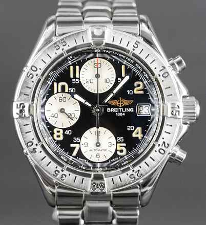  Breitling Colt Chronograph Black Dial FULLSET Inkl. Revisionsbeleg 