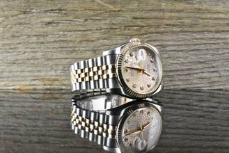 Thumbnail von Rolex Datejust 36 Stahl & Roségold - Pink Computer Diamond Dial - B&P 2013