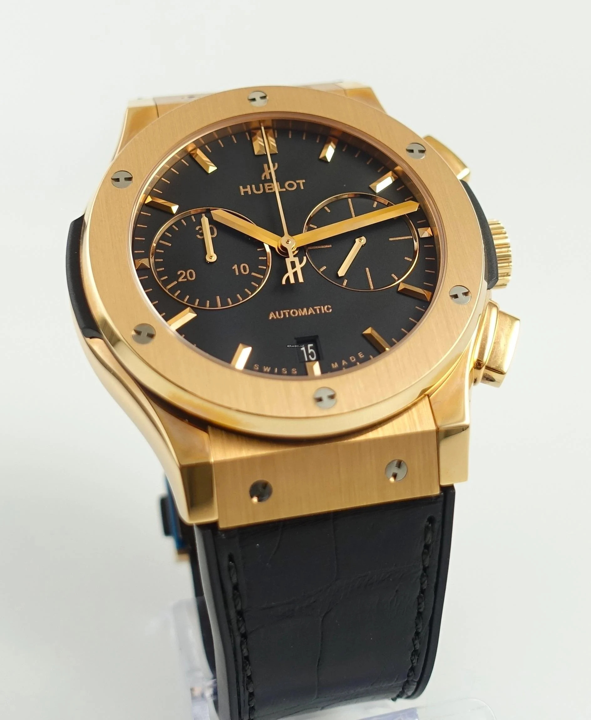  Hublot Classic Fusion Chronograph King Gold Unworn Watch with Box and Papers 