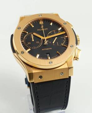  Hublot Classic Fusion Chronograph King Gold Unworn Watch with Box and Papers 