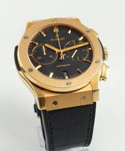 Thumbnail von Hublot Classic Fusion Chronograph King Gold Unworn Watch with Box and Papers