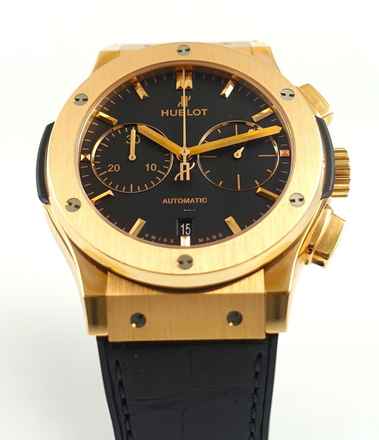  Hublot Classic Fusion Chronograph King Gold Unworn Watch with Box and Papers 
