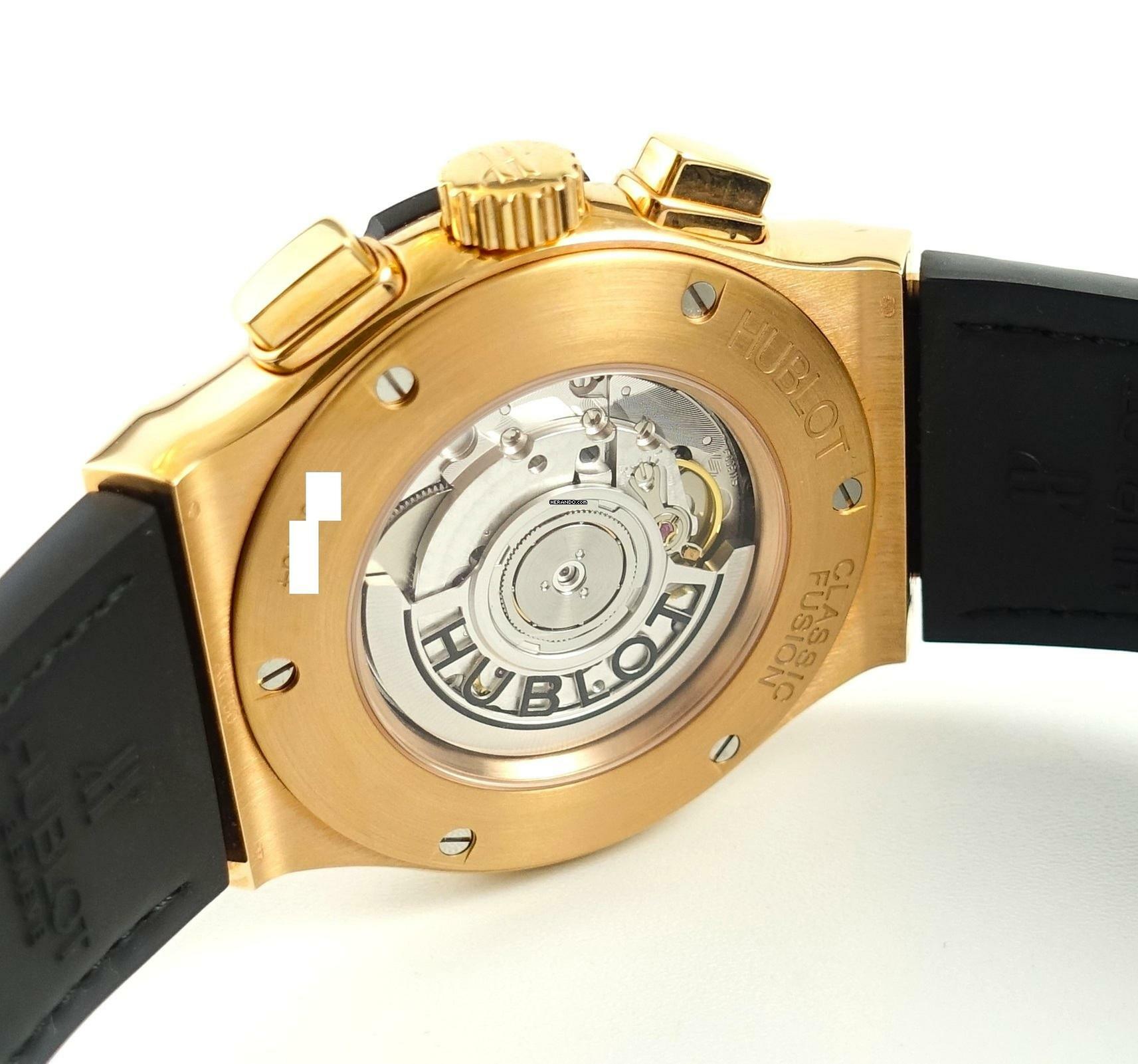 Thumbnail von Hublot Classic Fusion Chronograph King Gold Unworn Watch with Box and Papers