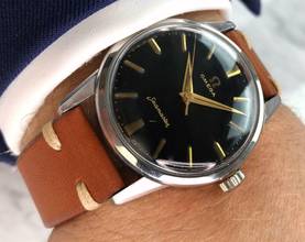 Thumbnail von Omega Seamaster Unrestored Black Dial Seamaster Vintage 35mm 14390 14390