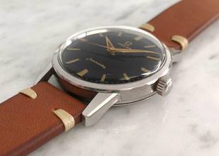 Thumbnail von Omega Seamaster Unrestored Black Dial Seamaster Vintage 35mm 14390 14390