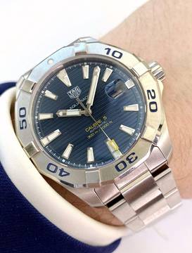  Heuer Tag Aquaracer 300M Blue Dial Diver ref WAY2012 WAY2012 