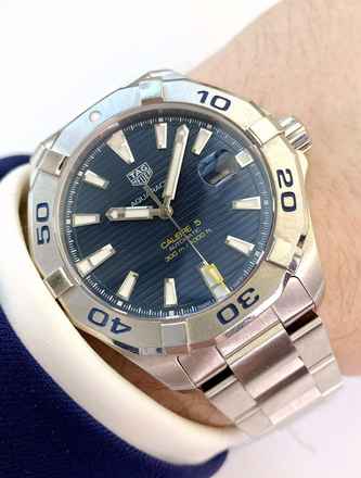  Heuer Tag Aquaracer 300M Blue Dial Diver ref WAY2012 WAY2012 