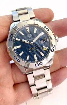  Heuer Tag Aquaracer 300M Blue Dial Diver ref WAY2012 WAY2012 