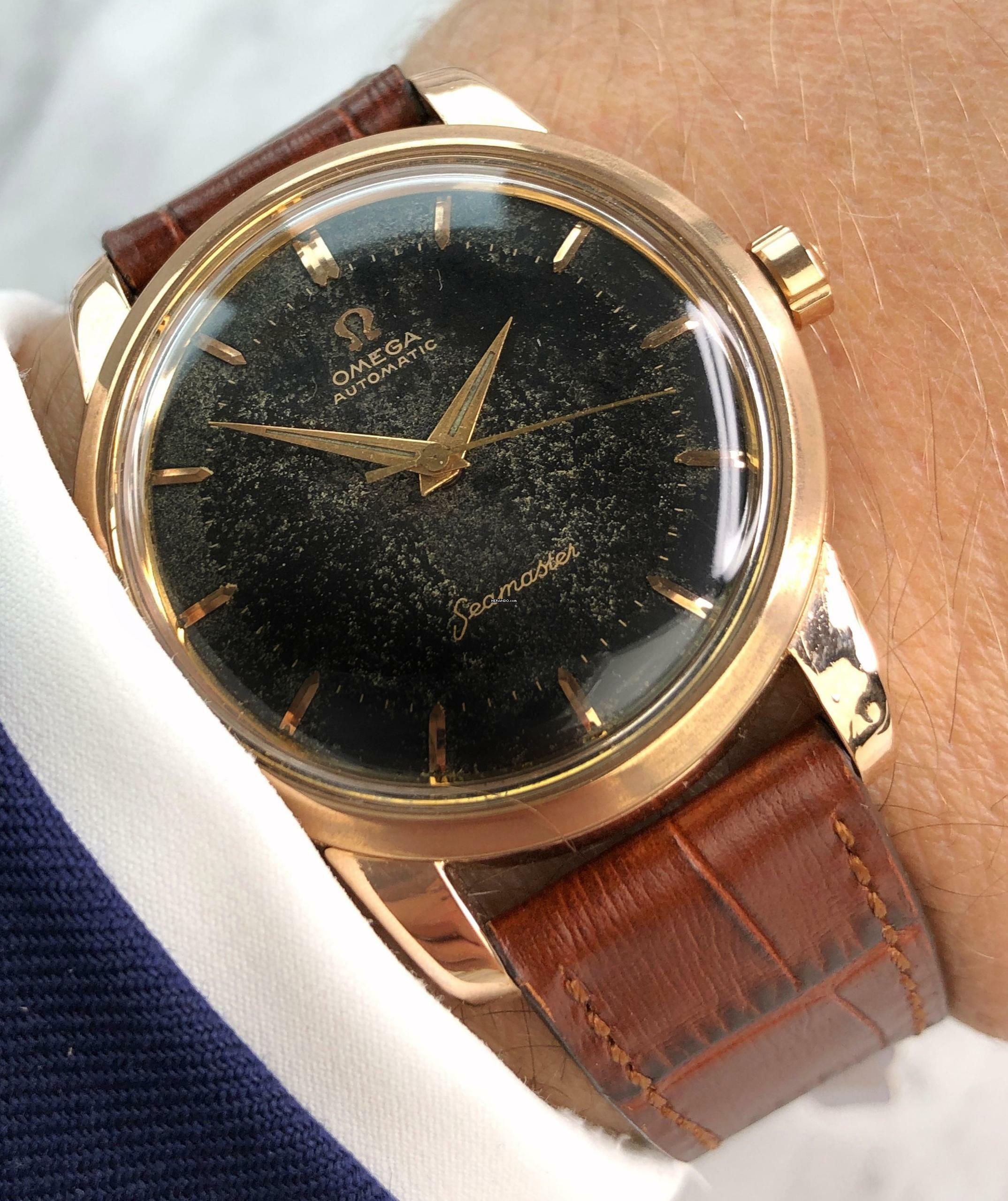 Omega Seamaster Serviced Seamaster Jumbo 36mm Vintage Black Dial Automatic Automatik 2857 2857