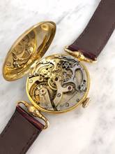 Thumbnail von RARE Universal Geneve Monopusher Chronograph 1930 Solid Gold Enamel Dial