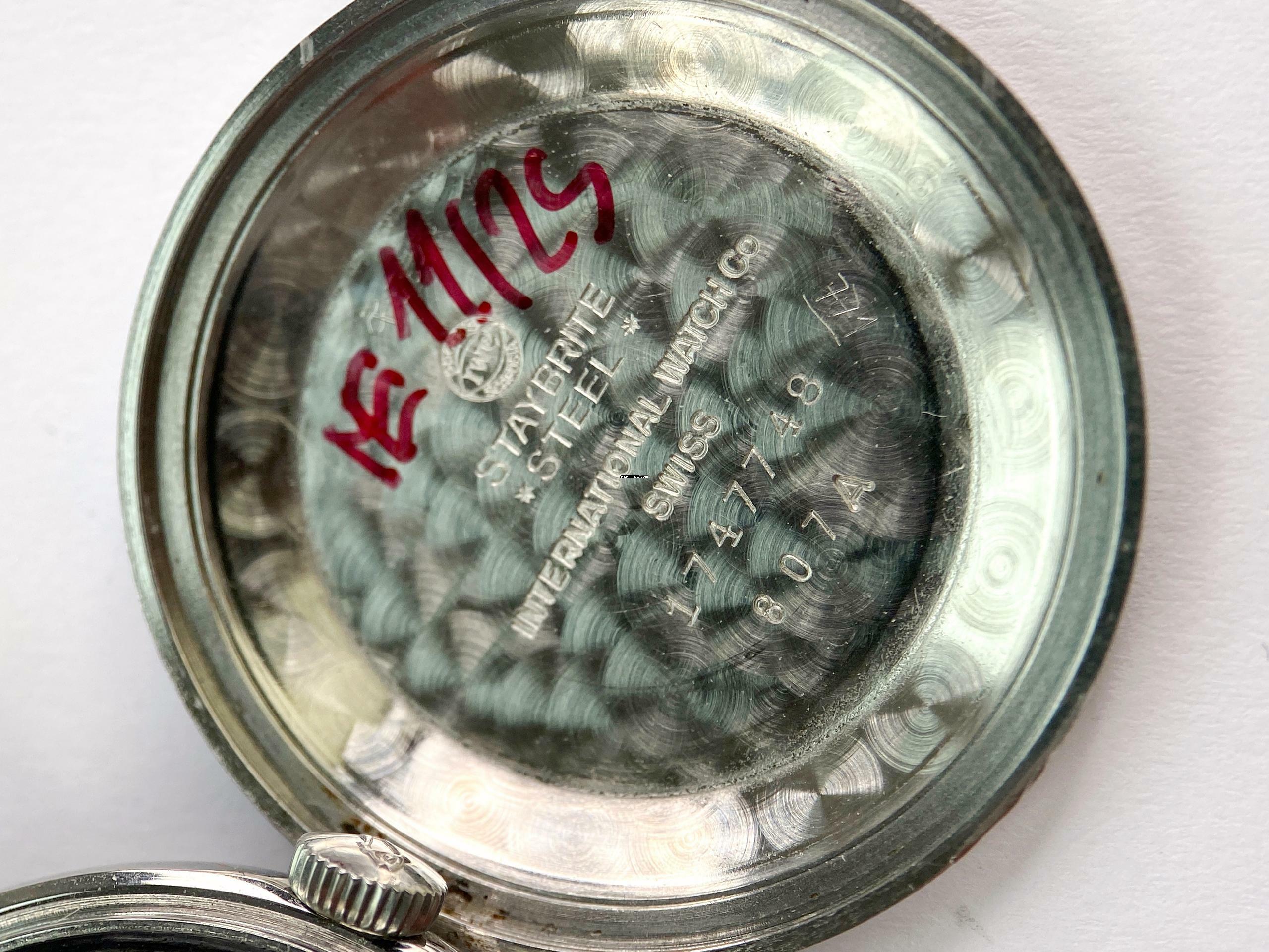 Thumbnail von IWC Serviced Beautiful Vintage Automatic Date 34mm Steel