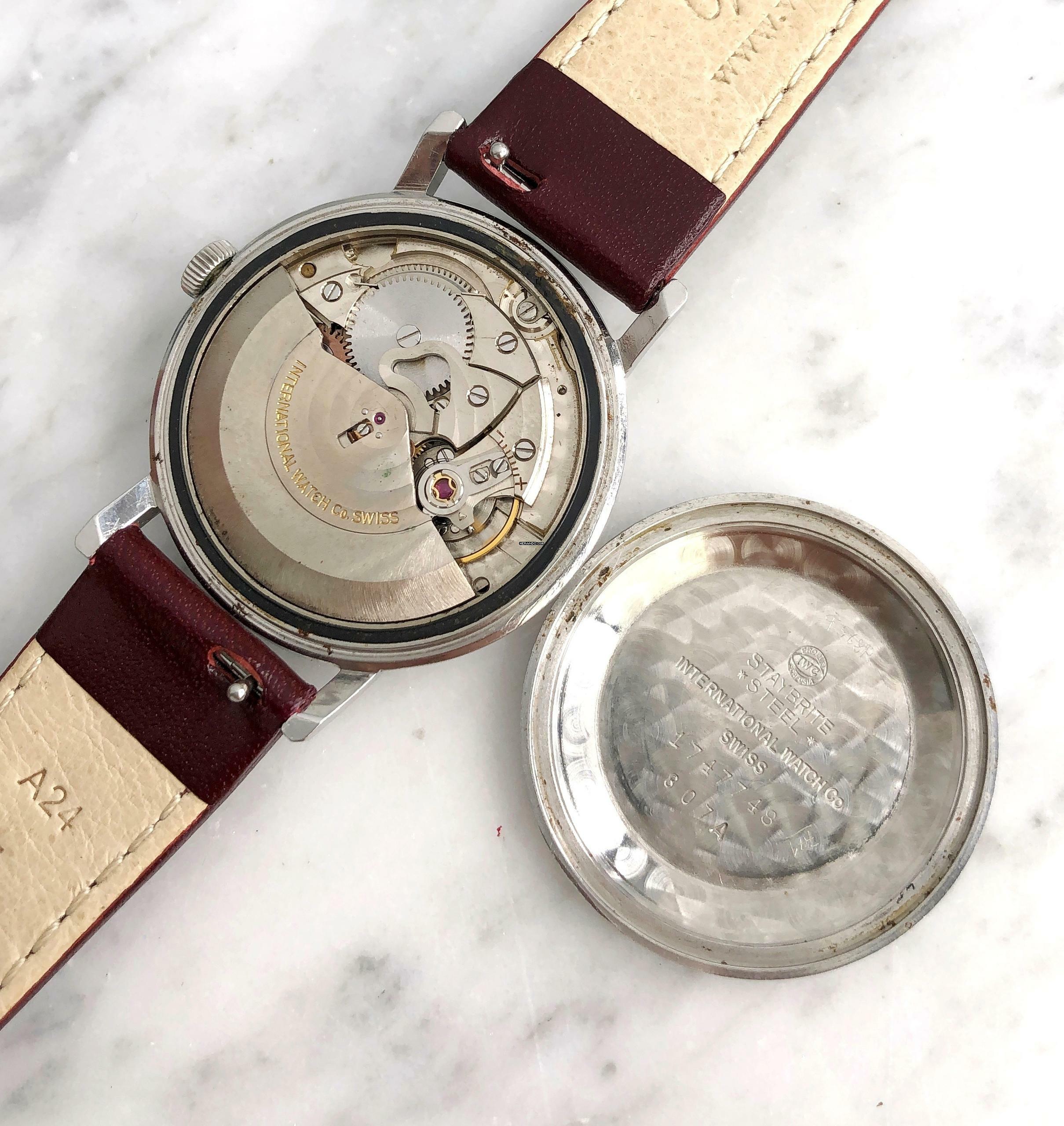 Thumbnail von IWC Serviced Beautiful Vintage Automatic Date 34mm Steel