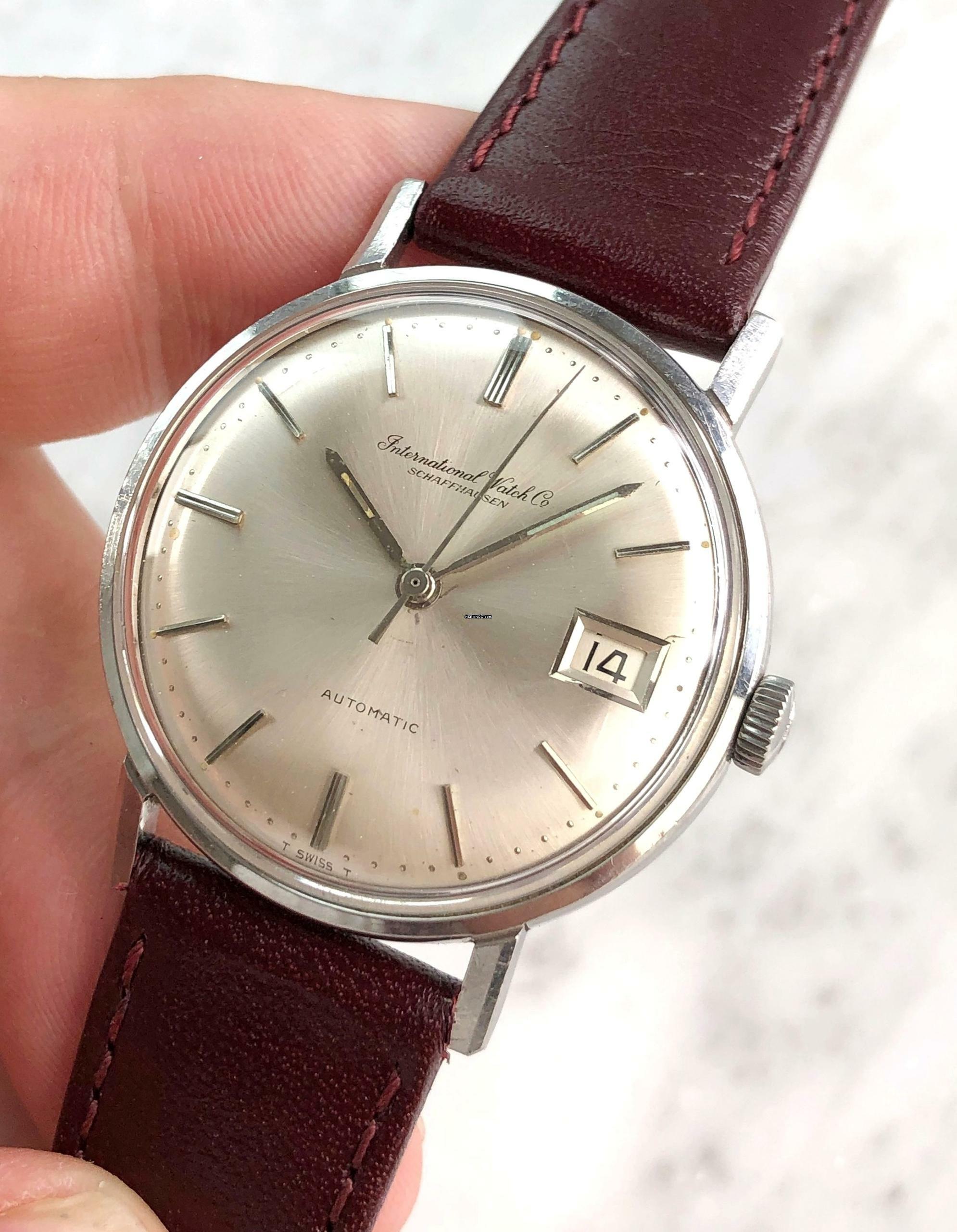 Thumbnail von IWC Serviced Beautiful Vintage Automatic Date 34mm Steel