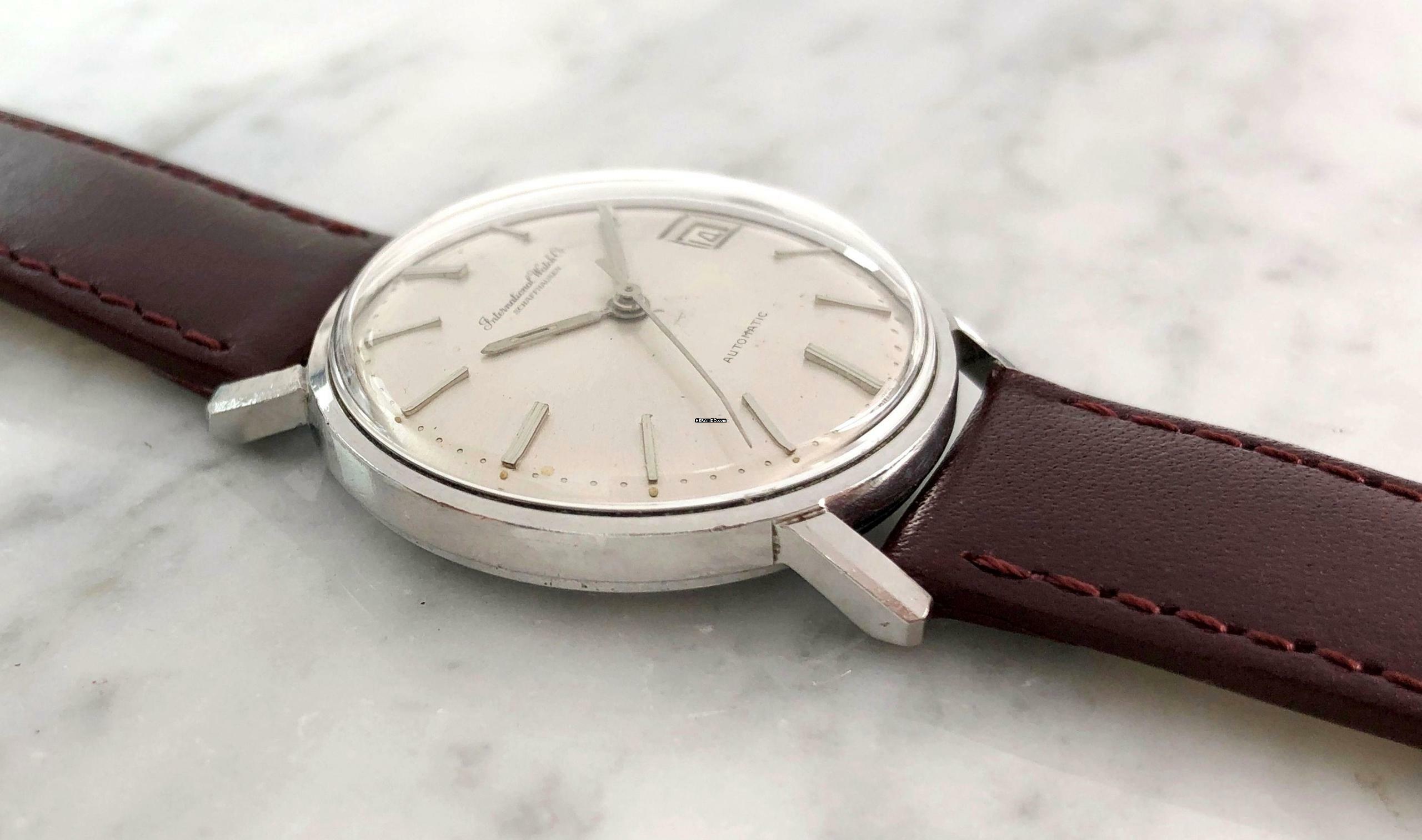 Thumbnail von IWC Serviced Beautiful Vintage Automatic Date 34mm Steel