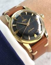 Thumbnail von Omega Seamaster Unrestored Black Honey Comb Dial Seamaster Vintage Automatic Automatik 2846 2846