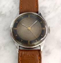 Thumbnail von Omega Classic Super Rare Vintage Grey Black Two Tone Bulls Eye Dial 30mm