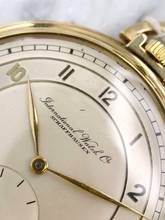 Thumbnail von IWC Pocket Watch Beautiful Vollgold Solid Gold Pocket Watch Taschenuhr Art Deco