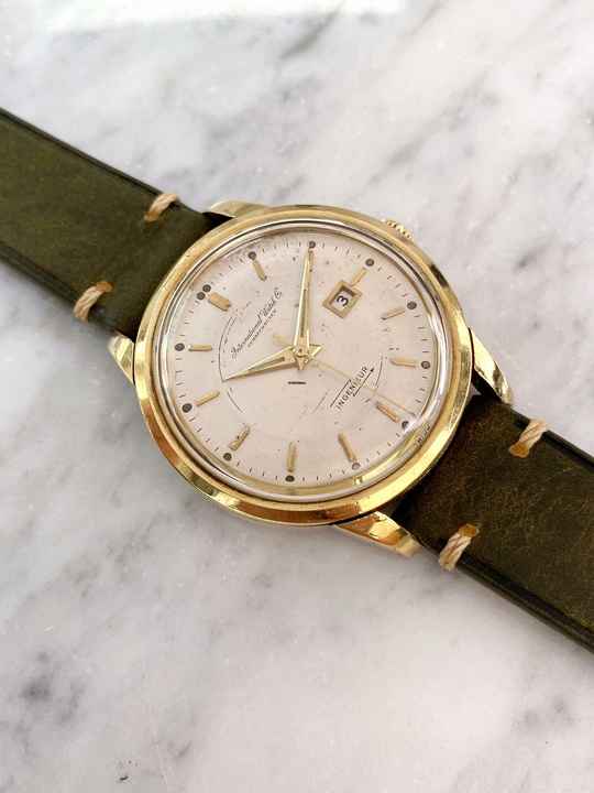  IWC Ingenieur Automatic Vintage Ingenieur Vollgold Solid Gold Automatic 36.5mm ref 666 666 
