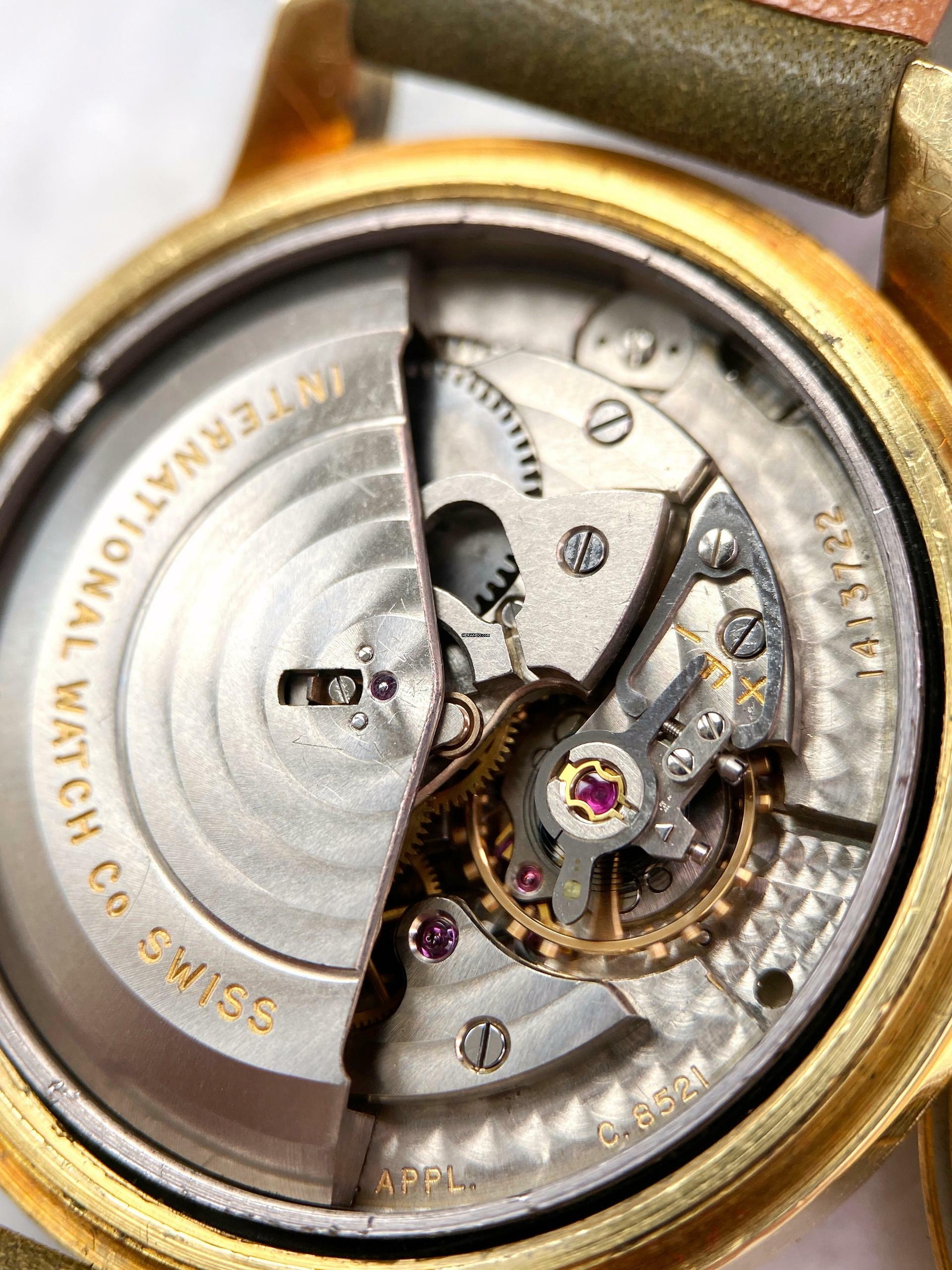 Thumbnail von IWC Ingenieur Automatic Vintage Ingenieur Vollgold Solid Gold Automatic 36.5mm ref 666 666