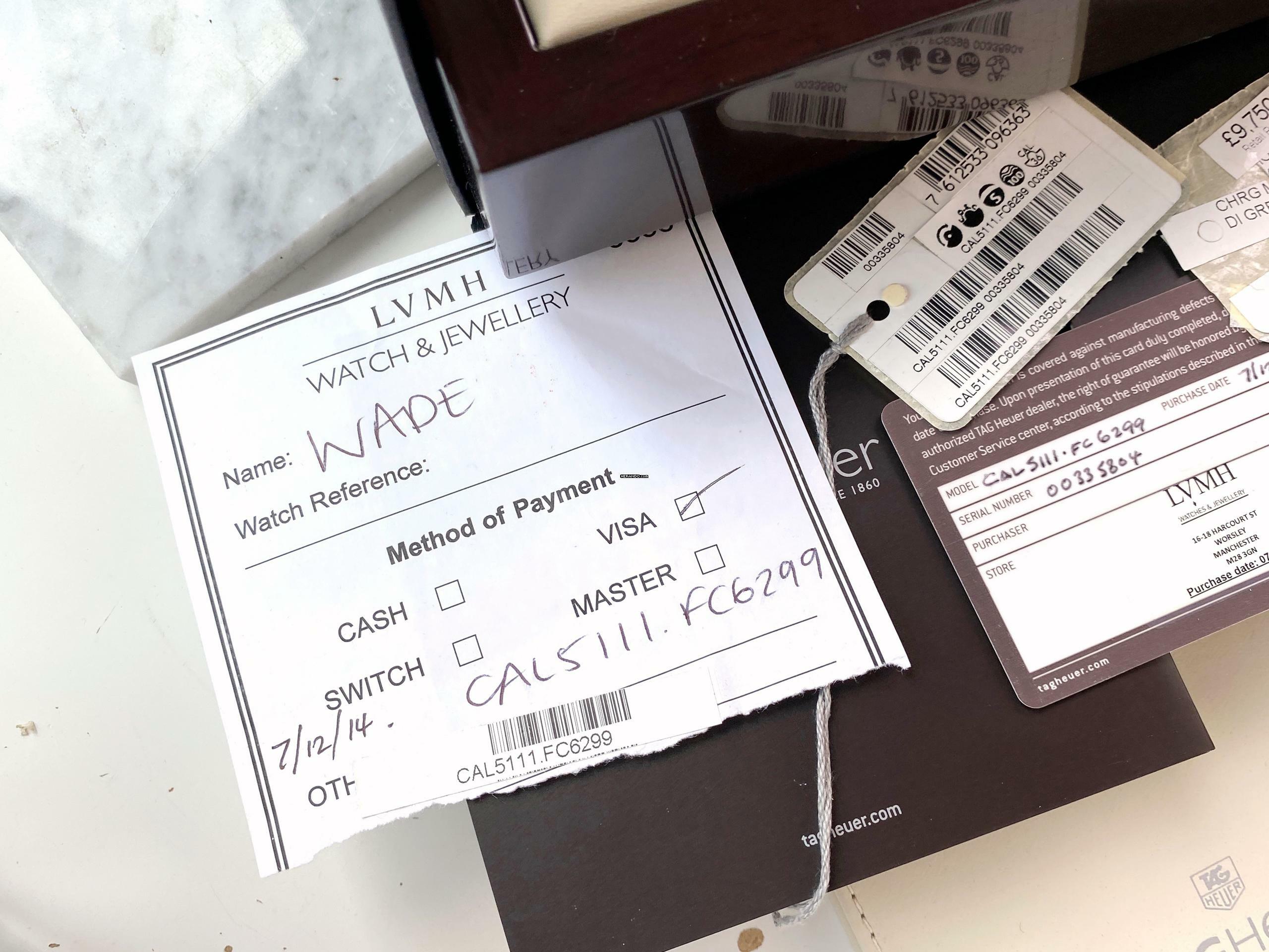 Thumbnail von Heuer Tag Monaco Calibre 36 Full Set Box Papers