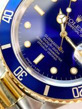 Thumbnail von Rolex Submariner Date Blue Purple Dial ref 16613 Steel/Gold Automatic 16613