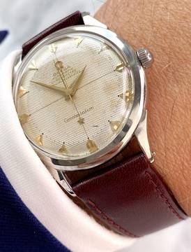  Omega Constellation Serviced Constellation Pie Pan Honey Comb Dial Vintage Automatic Automatik ref 2648 2648 