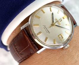 Thumbnail von Omega Seamaster DeVille Wonderful Seamaster De Ville Vintage Automatic Automatik Linen Dial