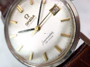 Thumbnail von Omega Seamaster DeVille Wonderful Seamaster De Ville Vintage Automatic Automatik Linen Dial