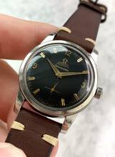 Thumbnail von Omega Seamaster Black Honeycomb Dial Seamaster Vintage Automatic Automatik ref 2846 2846