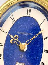 Thumbnail von Jaeger-LeCoultre Table Clock Tischuhr Table Clock Lapis Dial Serviced (480 Euro) with Alarm Wecker Memovox