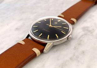 Thumbnail von Omega Seamaster Serviced Seamaster Vintage Automatic Automatik Black Restored Dial 165002 165.002