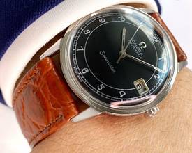 Thumbnail von Omega Seamaster Black Restored Dial Seamaster Vintage Automatic Automatik ref 166.002 166.002