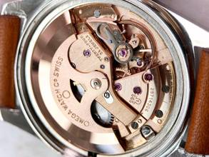 Thumbnail von Omega Genève Serviced Geneve Vintage Automatic Automatik Black Restored Dial ref 166.041 166.041